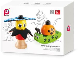 PINTOYS PT Holzstapel-Set (mittel) 45P0514