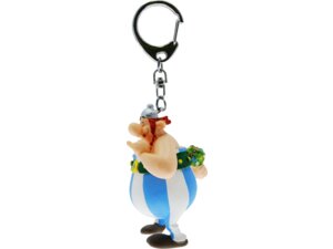 PLASTOY Obelix mit Blumenstrauss - Schlüsselanhänger PLA60429
