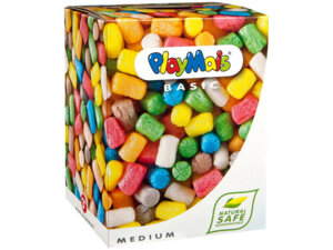 Playmais Basic Medium 300 Stück, bunt assortiert, Anleitung, Zubehör, ab 3 Jahren 64760024