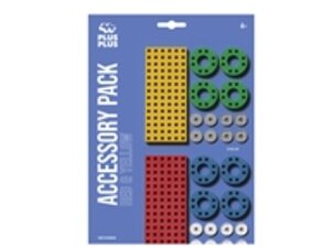 Plus-Plus Zubehörset mit Räder, rot/gelb 3966A3
