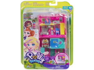 polly pocket Imbissbude Pollyville, Puppen Polly und Shani, Zubehör, ab 4 Jahren 57007330