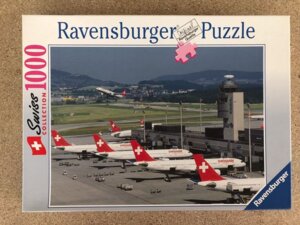 Ravensburger Puzzle Swiss Collection Swissair 1000 Artikel 156351 156351A1