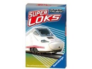 Ravensburger Quartett Super Loks, d/f/i 7-99 Jahre, 32 Karten, zum Thema Zug 203086