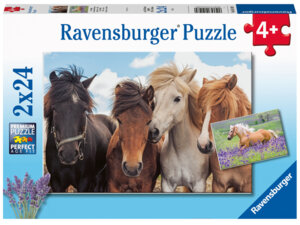 Ravensburger Puzzle Pferdeliebe 2x24 Teile, 26x18 cm, 60005148