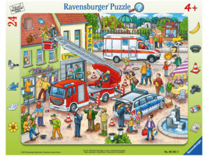 Ravensburger Puzzle 110, 112-Eilt herbei 24 Teile, Rahmenpuzzle, 32.5x24.5 cm, ab 4 Jahren 60006581