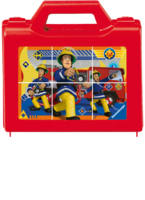 Ravensburger Würfelpuzzle Sam der Feuer- wehrmann, 6 Teile, im Koffer 12x8 cm, Kunststoff, ab 3 J. 60007437
