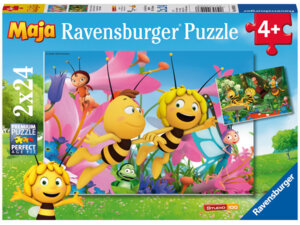 Ravensburger Puzzle Die kleine Biene Maja 2x24 Teile, 26x18 cm, ab 4 Jahren 60009093