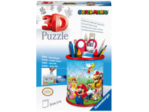 Ravensburger Puzzle 3D Utensilo Super Mario, 54 Teile, 8x10 cm, Becher, ab 6 Jahren 60011255