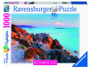 Ravensburger Puzzle Mediterranean Greece 1000 Teile, Softclick, 70x50 cm, ab 14 Jahren 60014980