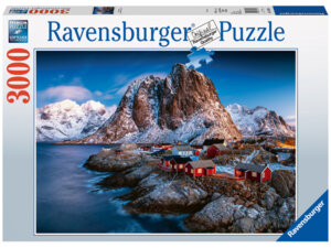 Ravensburger Puzzle Hamnoy Lofoten 3000 Teile, 121x80 cm, Softclickteile, ab 14 Jahren 60017081