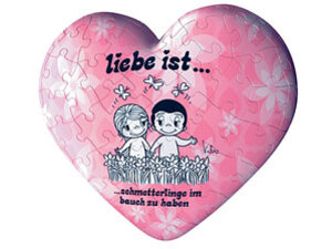 Ravensburger Puzzleball Herz "Liebe ist"D 60 Teile, verschiedene Motive 60084195