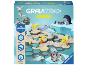 Ravensburger GraviTrax Junior Starter Set Ice interaktives Kugelbahnsystem, 60527060
