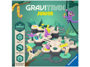 Ravensburger GraviTrax Junior Starter Jungle Starter Set für interaktive Kugelbahn, ab 3 Jahren 60527499