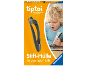 Ravensburger Tiptoi Stifthülle schwarz, d nur für Stift 4. Generation, 25 Sticker, ab 3 Jahren 60600150