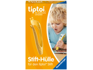 Ravensburger Tiptoi Stifthülle gelb, d nur für Stift 4. Generation, ca. 25 Sticker, ab 3 Jahren 60600152