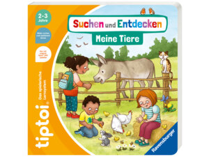 Ravensburger Tiptoi Buch Meine Tiere, d Suchen und Entdecken, 16 Seiten, ab 2 Jahren, ohne Stift 60649290