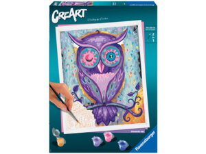 Ravensburger Malset Dreaming Owl, d/f/i CreArt, Malen nach Zahlen, 24x30 cm, ab 12 Jahren 64728990