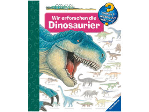 Ravensburger Wir erforschen Dinosau- rier, Wieso? Weshalb? Warum? ab 4 Jahren, 24x27 cm 66232856