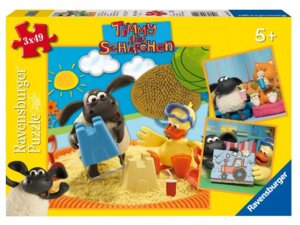 Ravensburger Puzzle Timmy puzzelt 3x49 Teile, 18x18 cm, ab 5 Jahren 93120