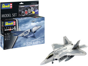 Revell Model Set Lockheed Martin F-22A Raptor 63858A1