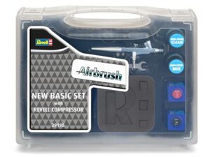 Revell Airbrush Basic Set mit Kompressor 9039195