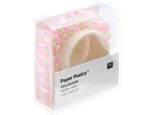 RicoDesign Rico Washi Tape Perlen, Herzen, pastell 302252