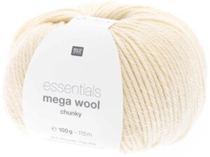 RicoDesign Rico Essentials Mega Wool chunky elfenbein 383235020
