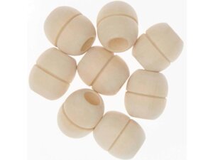 RicoDesign Rico Holzperlen Makramee natur 500218A1