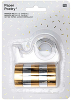 RicoDesign Rico Design Klebeband glänzend gold/silber 500703255