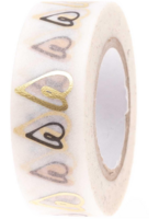 RicoDesign Rico Washi Tape Herzen gold 990017705
