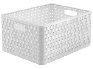 Rotho Korb A4 plus Country 28 Liter weiss 1166801100