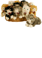 RUSS Katze liegend 25cm 4-fach (eines wird geliefert) ass. 2101475A