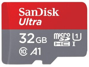 SanDisk 32GB Ultra microSDHC+SD Adapter SDSQUA4032GGN6MA