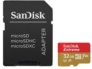 SanDisk EXTREME MICROSDHC 32GB SDSQXAF032GGN6MA