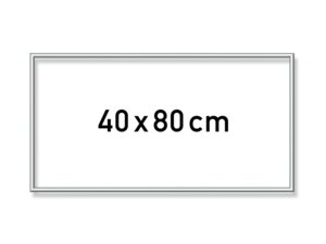 SCHIPPER Arts & Crafts Malen nach Zahlen - Alurahmen Silber 40 x 80 cm 605250768