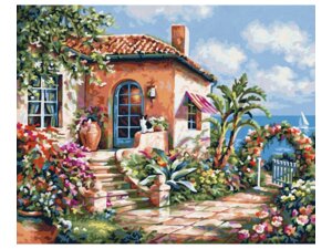 SCHIPPER Arts & Crafts Malen nach Zahlen - Ferienhaus am Meer 609240795