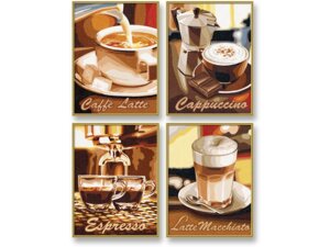 SCHIPPER Arts & Crafts Malen nach Zahlen - Kaffeepause (Quattro) 609340553