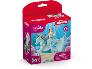 Schleich Meerjungfrau-Eyela auf Unterwasserpferd 16290