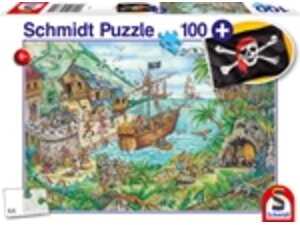 Schmidt Spiele In der Piratenbucht 100 Teile (inkl. Piratenflagge) 56330A1