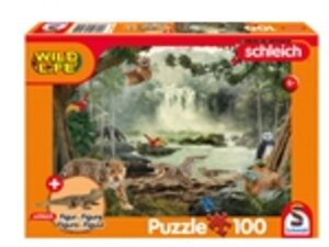 Schmidt Spiele Wild Life im Regenwald 100 Teile (inkl. Figur) 56467
