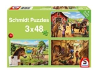 Schmidt Spiele Meine Lieblingspferde 3x48 Teile 56519