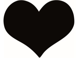Securit Kreidetafel Silhouette Klett Herz FBHEART