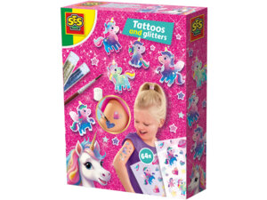 SES Creative Metallische Glitzertattoos 34014724