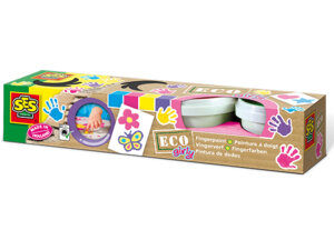 SES Creative Eco Fingerfarben 4 Farben Girls 34024927