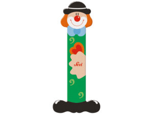 Sevi Buchstabe Clown I Holz, 10 cm In 3 Farben assortiert! 46081745