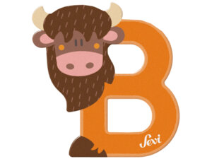Sevi Buchstabe B Bison Holz, 10 cm 46083002A1
