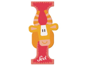 Sevi Buchstabe I Impala Holz, 10 cm In 3 Farben assortiert! 46083009