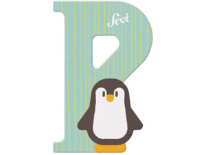 Sevi Buchstabe P Pinguin Holz, 10 cm 46083016A1