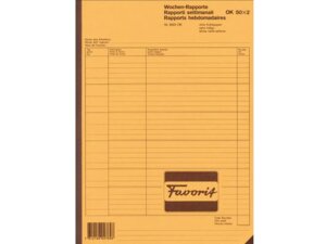 Sigel Favorit Wochenrapport 9301OKA1
