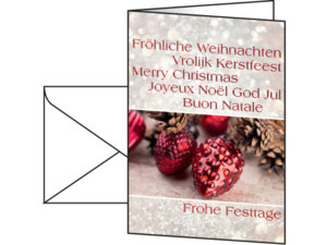 Sigel Weihnachts-Karte/Couvert A6/A5 DS061